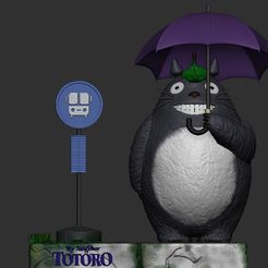 1.jpg Archivo STL Totoro - Mi vecino Totoro・Modelo imprimible en 3D para descargar, Piermax3d