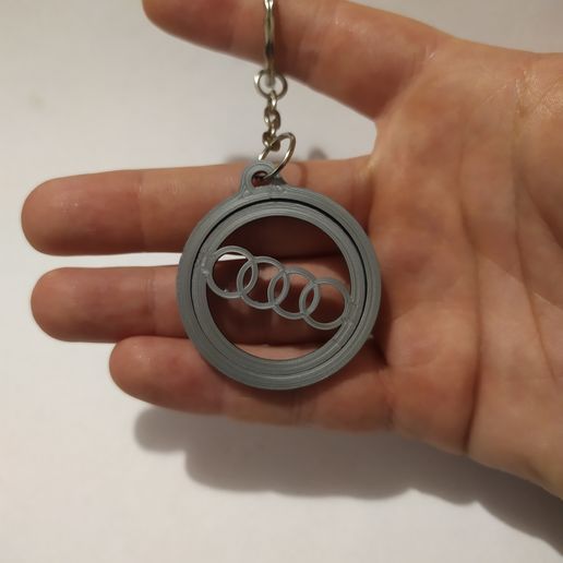Audi Spinning Keychain 3D model