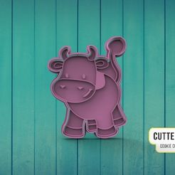 vaca-3.jpg STL file Cow Cow M3・Template to download and 3D print