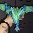 Baby-Kristallflügler-Drache, Cinderwing3D, bewegliches Flexi-Wackeltier, Druck an Ort und Stelle, Fantasy