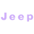 gornji dio Jeep.STL Logo Jeep Cherokee
