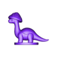 Mushroom Dino – 3D Model for Printing.stl Mushroom Dino - 3D Model for Printing