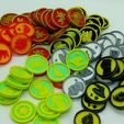 FOTO1.jpg A Game of Thrones The Board Game Order Tokens Full Set