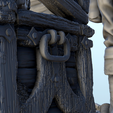 18.png Pirate with sword on treasure chest (2) - Pirate Jungle Island Beach Piracy Caribbean Medieval
