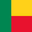 Benin.png 3D Benin Madagascar flag with frame 4-piece