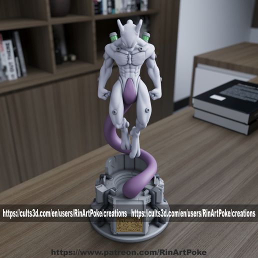 🎲 mewtwo awakens in Laboratory Capsule・ STL File for ・Cults