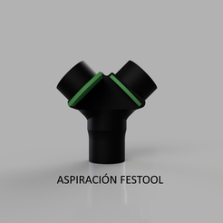 TUBO_ASPIRADOR_FESTOOL-principal-title.png STL file FESTOOL VACUUM HOSE・Model to download and 3D print