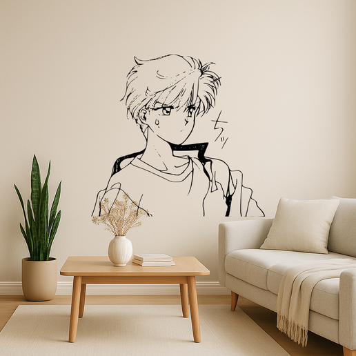 Sailor Moon - Haruka Tenou Riding A Motorcycle