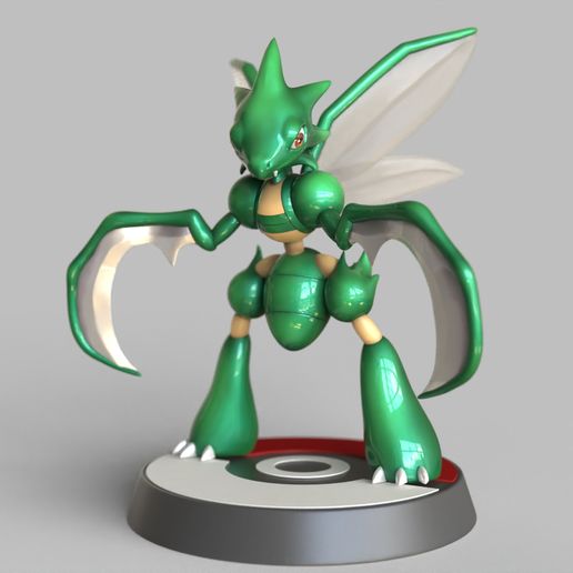 Archivo STL Scyther - FAN ART - FIGURA POKÉMON -POKEMON・Objeto de ...