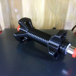 Eje portacarrete de filamento (117 mm - Compatible con Anycubic i3 Mega)