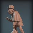 PhineasCapeTurn-7.jpg Haunted Mansion Phineas The Traveler Ghost 3D Printable Sculpt