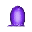 ALIEN_EGG_1979_WITH_BASE_OBJ.obj OVOMORPHE D'ŒUF EXTRATERRESTRE IMPRIMABLE EN 3D 1979 3 VARIANTES