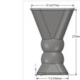 vase32-03.jpg vase cup vessel v32 for 3d-print or cnc