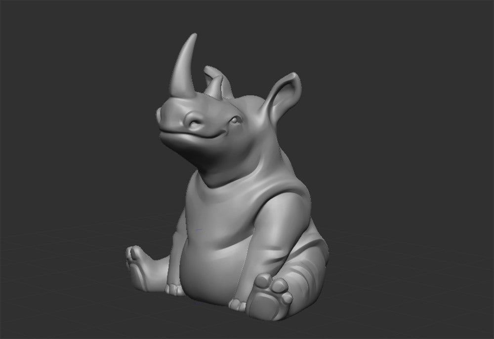 rhino.jpg Download free STL file Rhino • Object to 3D print, Polysculpt