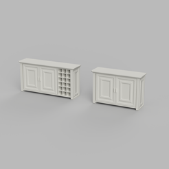 sideboard_v1_2024-May-26_12-05-16PM-000_CustomizedView39584442802_png.png 1/12 Scale Miniature Sideboard STL for Dollhouses and Miniature Projects (commercial license)