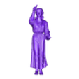 female_peasant.obj Femme paysanne de la Nativité - Figurine biblique pointant du doigt | Modèle d'impression 3D