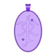 talk.stl JRR Tolkien inspired pendant