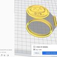Cortante Myo con soporte.jpg Файл STL cookie cutter - MYO - mini beat power rockers・Модель для печати в 3D скачать