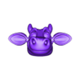 Flexy_Cow_Head.stl Flexy Holstein Cow Print In Place No Supports