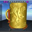 1.2.jpg STL file Game Of Thrones Lannister Coffee Mug・3D printer model to download