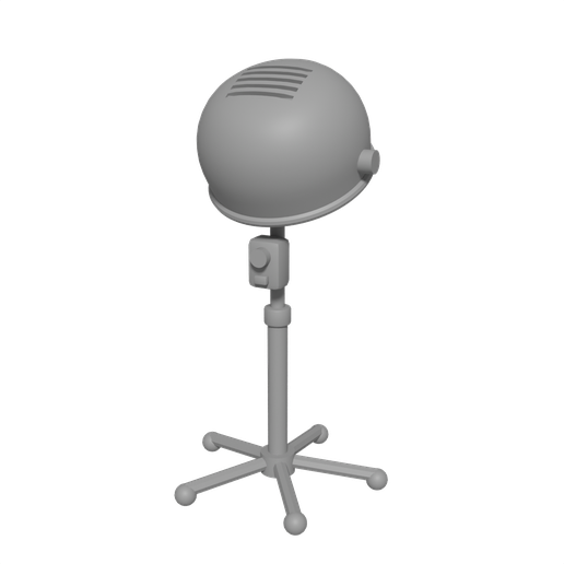 Retro Bonnet Hair Dryer on Stand Miniature