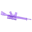 70 Pa 3.75-inch G3 SG-1 sniper rifle, perspective model (1).stl 70 Pa Espingarda de atirador furtivo G3 SG-1 de 3,75 polegadas, modelo em perspetiva