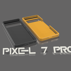 pixel-7-pro.png STL file PIXEL 7 PRO case (two designs)・3D printable model to download