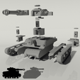 Grim Sherman EXPLODED with SIZE.png Grim Sherman Main Battle Tank