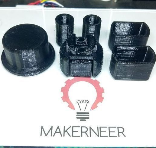 Full set of Replacement Ford Tailgate Bushings - 3D model önizlemesi