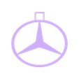 Porte Clé Avec QUE le logo Mercedes .stl Mercedes-Benz Key Chain
