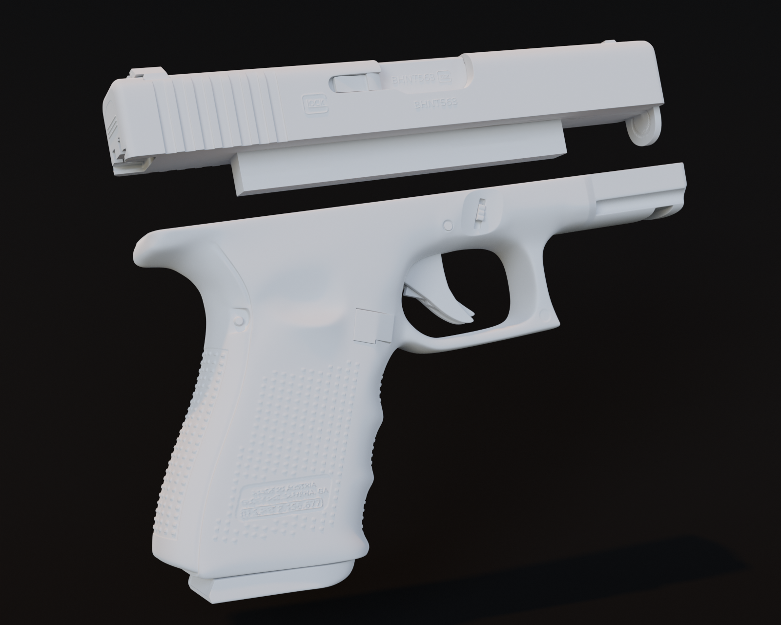 STL file Glock 19・3D printable model to download・Cults