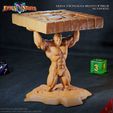 Strongman-2.jpg Arena Strongman, Breath of Fire 3 Miniature, Pre-Supported