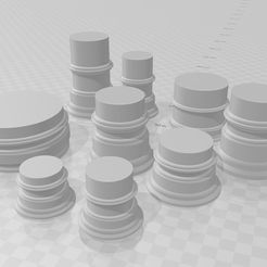 All-Round.jpg OBJ file Round Display Bases Plinths・3D printable model to download