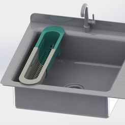 sink-1.jpg Archivo STL Bandeja para fregadero / organizador para fregadero de cocina・Modelo para descargar e imprimir en 3D