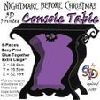 NBC-Console-Table-100th-IMG.jpg Nightmare Before Christmas Console Lamp Table w/ NBC Jack Skull