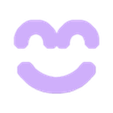 Smile beam.stl 14 Smiley Emojis for Play-Doh, Clay or Cakes etc...