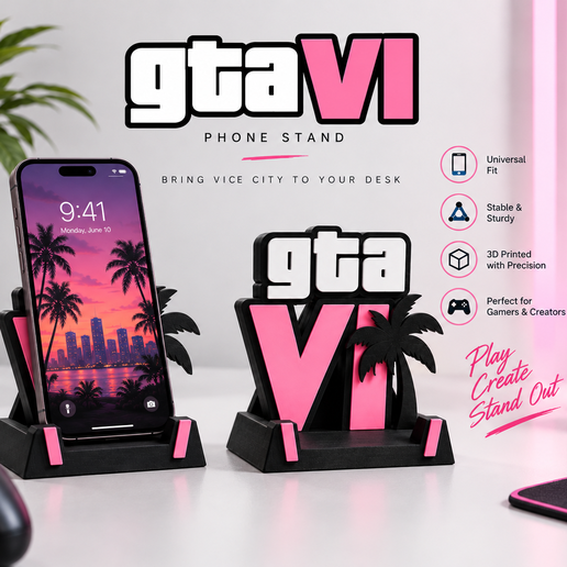 GTA 6 Phone Stand