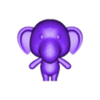 37.stl Cartoon Elephant for 3D Printing