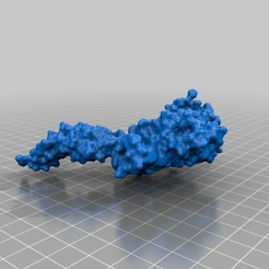 RANKL.png Free STL file Crystal structure of mouse RANKL-RANK complex・3D printable model to download, sjpiper145