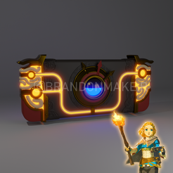 back.png 3D file PURAH PAD FOR COSPLAY - TLOZ: TotK・3D printer design to download