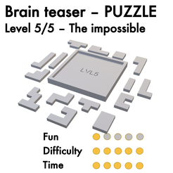 Capture-d’écran-2022-09-30-à-14.59.02.png Archivo STL PUZZLE - Brain teaser - NIVEL 5 - Imposible・Objeto de impresión 3D para descargar