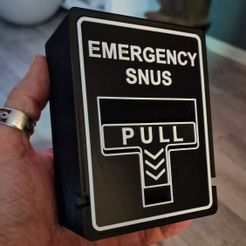 Caja de snus de emergencia