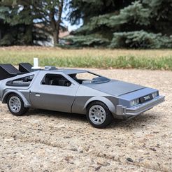 PXL_20210807_200656004.jpg 3D file Delorean (Magnetic puzzle car)・3D print object to download