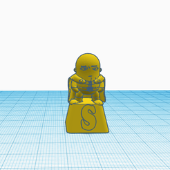 keycapsaitama.png Archivo STL Keycap saitama・Modelo imprimible en 3D para descargar