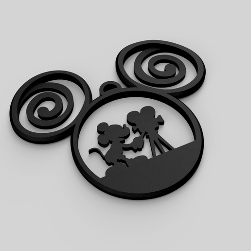 Walt Disney Studios Paris Gate Christmas Tree Decoration 3D model