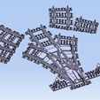 1.jpg 3D Printed Triple Switch Modular Train Track Leg-o compatible