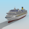 4.png MS COSTA CONCORDIA cruise ship printable model