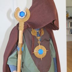 1f5264ee8075649e47a56476a953ba22_display_large.jpg Free STL file Magical Wand for Wizard or Mage・Model to download and 3D print