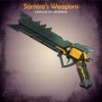 9.jpg Samira Weapon From League of Legends - Fan Art 3D print model