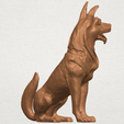TDA0307 Dog - Wolfhound A07.png Descargar archivo gratis Perro - Wolfhound • Plan para la impresión en 3D, GeorgesNikkei